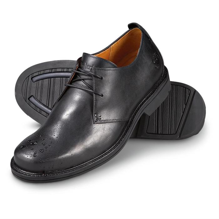 Mens black timberland dress shoes