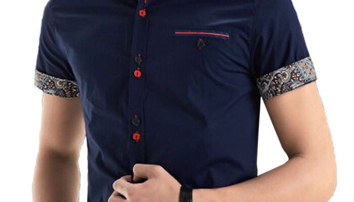 Mens Fashion Short Sleeve Dress Shirts Elevating Your Style with Ease