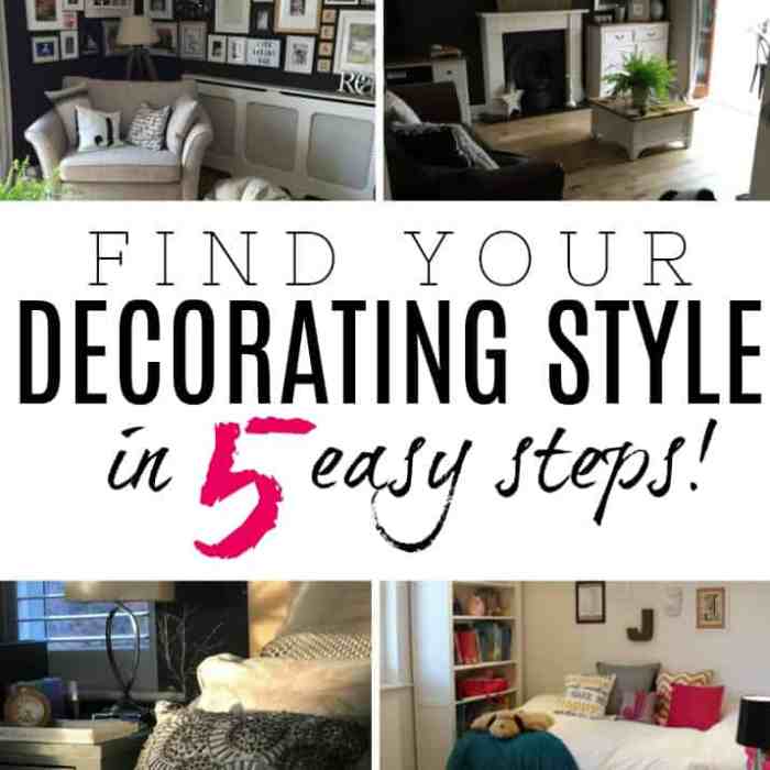 How to know what my decorating style is