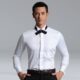 Elegant White French Cuff Mens Dress Shirt Timeless Style