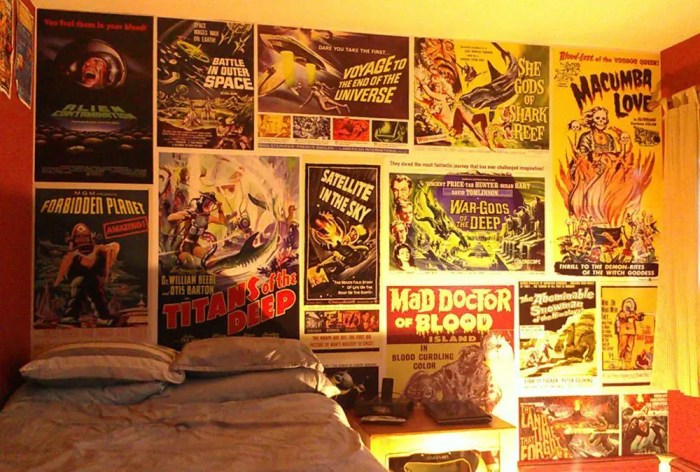 How to decorate your room with movie posters