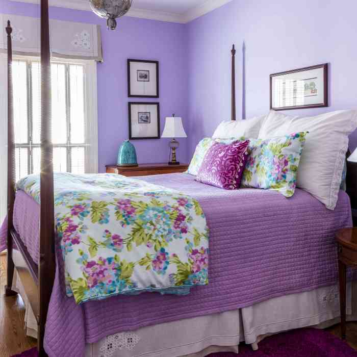 How to decorate your purple room