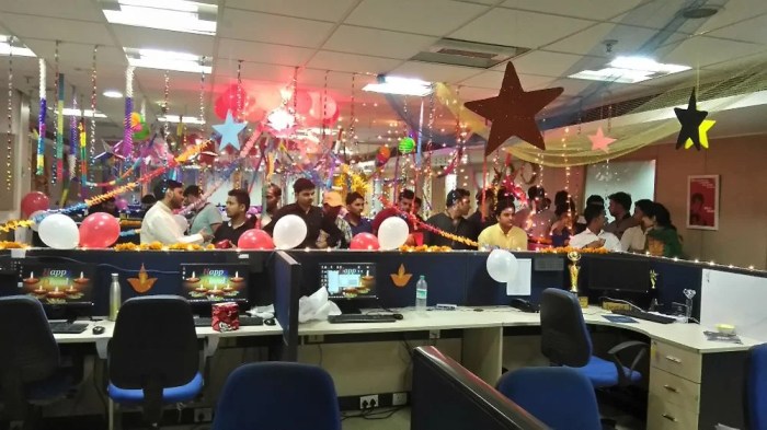 How to decorate office cubicle on diwali