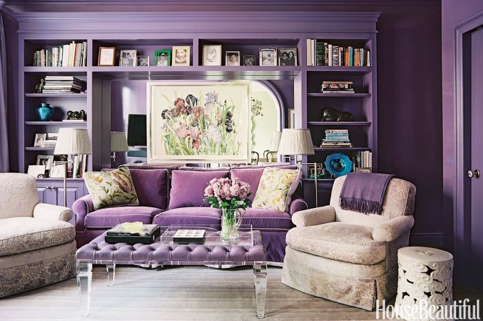 Purple bedroom wall accent ideas walls carpet color light bedrooms designingidea gorgeous room colors gray white rooms designing idea grape