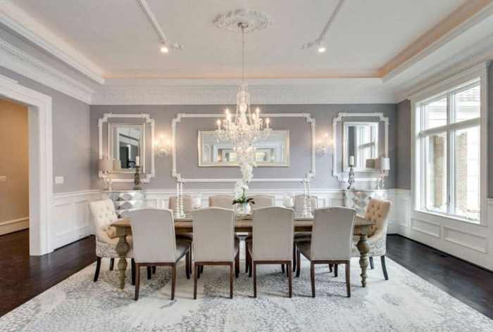 How to decorate formal dining room