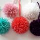 How to make pink pom poms decoration