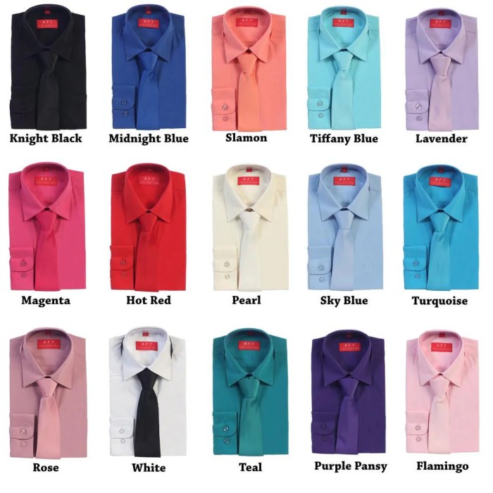 Dress shirts for young men