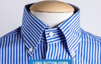 Mens dress shirt collar guide