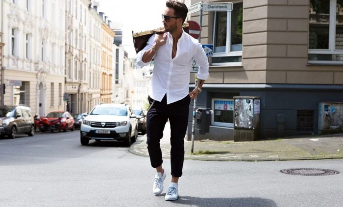 White sneakers wear mens men outfit fashion ideas outfits sneaker lifestylebyps style amazing article read choose board