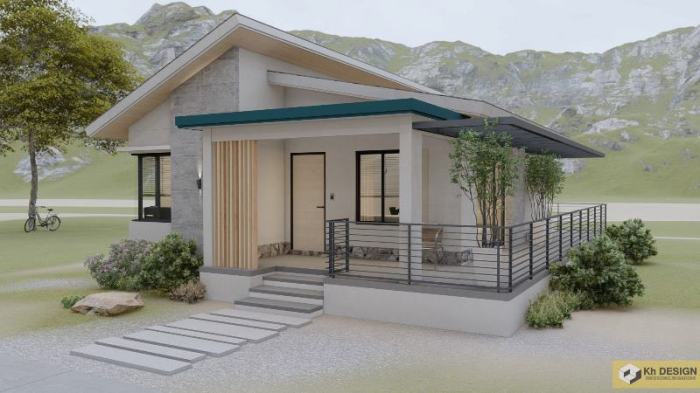 Desain teras rumah bisa meresap air