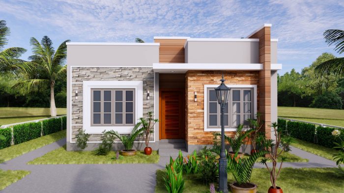 Desain teras rumah tanpa di cor