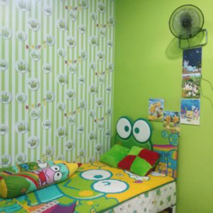 Desain warna rumah keroppi